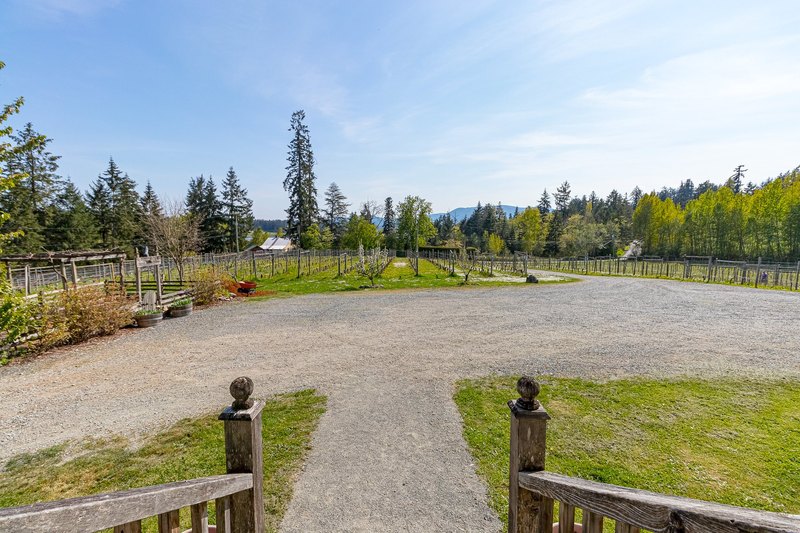 Landscaped grounds and vineyard setting at Emandare Winery and Vineyard near Duncan